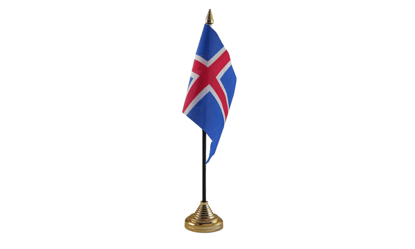 Iceland Table Flags